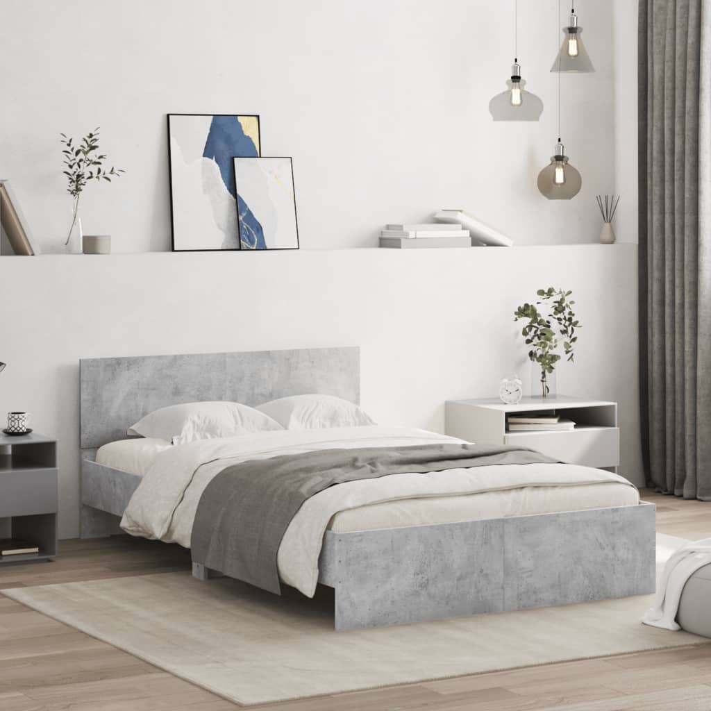 Giroletto Testiera Legno Multistrato Grigio Cemento