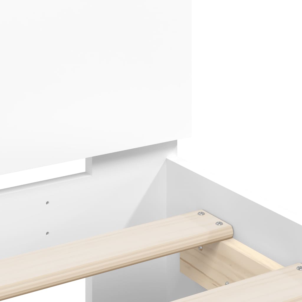 Giroletto Con Led Senza Materasso Bianco