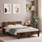 Giroletto Con Testiera E Led Rovere Fumo