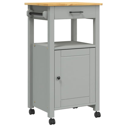Carrello Da Cucina Monza 48X40X88,5 Cm In Legno Massello Di Pino