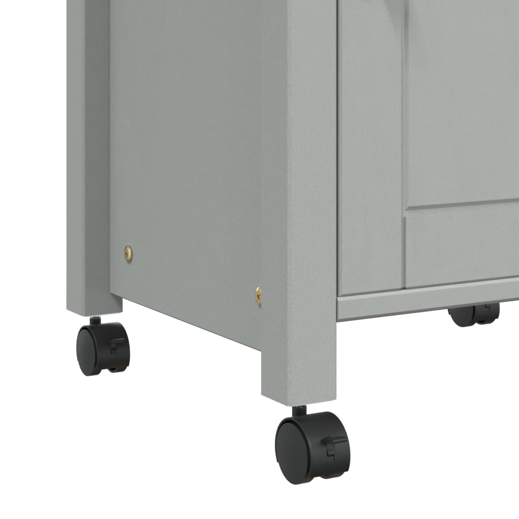 Carrello Da Cucina Monza 48X40X88,5 Cm In Legno Massello Di Pino