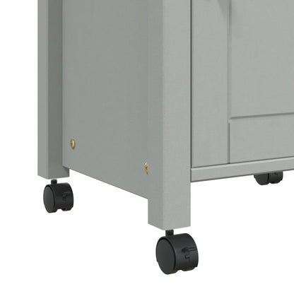 Carrello Da Cucina Monza 48X40X88,5 Cm In Legno Massello Di Pino