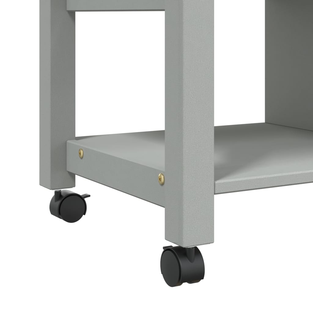 Carrello Da Cucina Monza 84X40X88,5 Cm In Legno Massello Di Pino