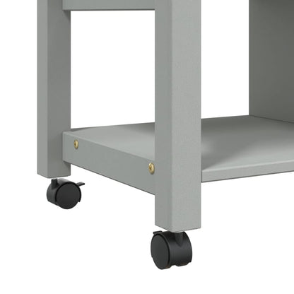 Carrello Da Cucina Monza 84X40X88,5 Cm In Legno Massello Di Pino
