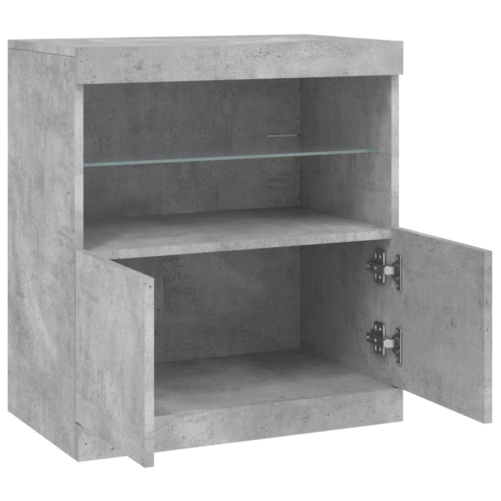 Credenza Con Luci Led 60,5X37X67 Cm