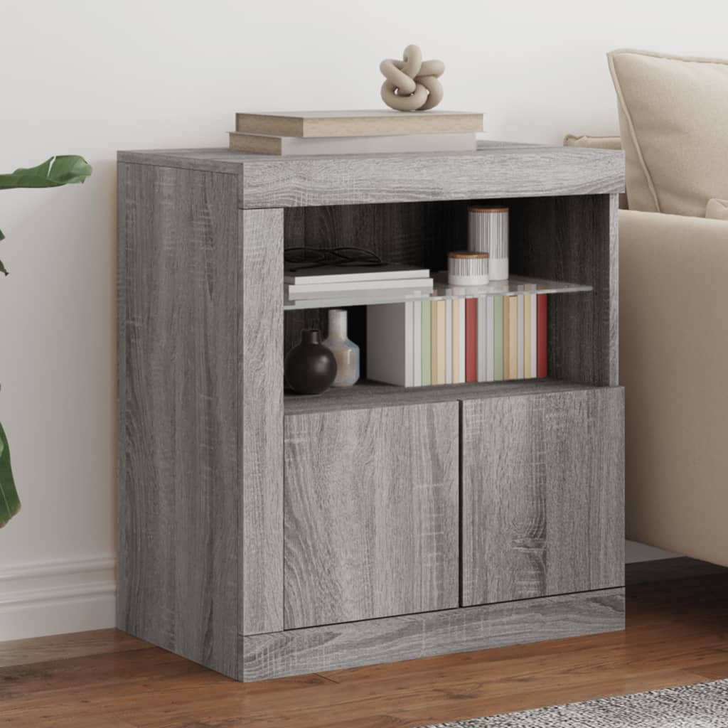 Credenza Con Luci Led 60,5X37X67 Cm