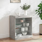 Credenza Con Luci Led Nera 60,5X37X67 Cm