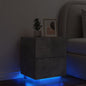 Comodino Con Luci Led In Legno Multistrato