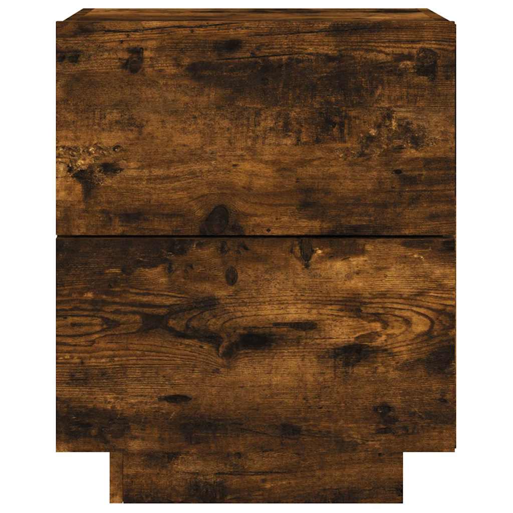 Comodino Con Luci Led In Legno Multistrato