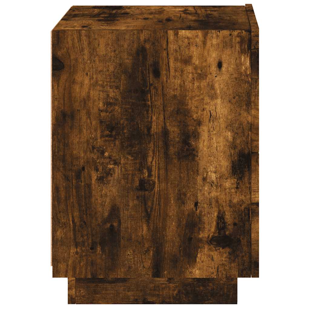 Comodino Con Luci Led In Legno Multistrato