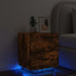 Comodino Con Luci Led In Legno Multistrato