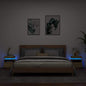Comodino Con Luci Led 40X39X48,5 Cm Rovere Sonoma