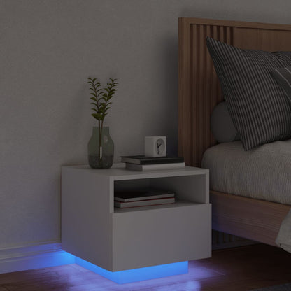 Comodino Con Luci Led 40X39X37 Cm