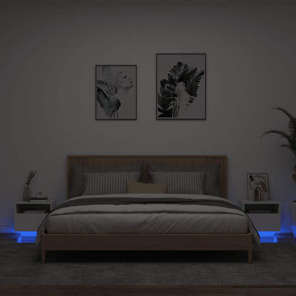 Comodino Con Luci Led 40X39X37 Cm