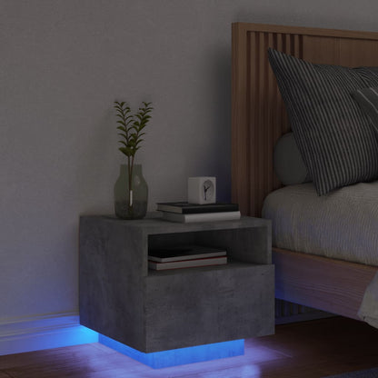 Comodino Con Luci Led 40X39X37 Cm