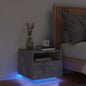 Comodino Con Luci Led 40X39X37 Cm