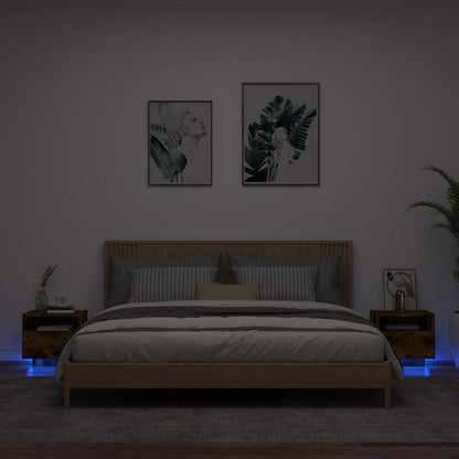 Comodino Con Luci Led 40X39X37 Cm
