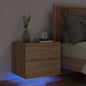 Comodino A Parete Con Luci Led