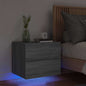 Comodino A Parete Con Luci Led