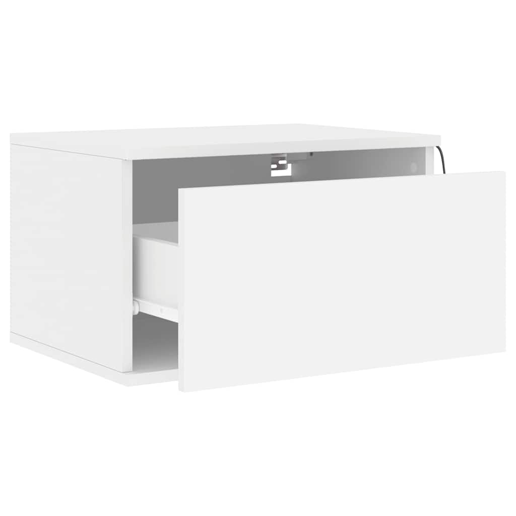 Comodino A Parete Con Luci Led