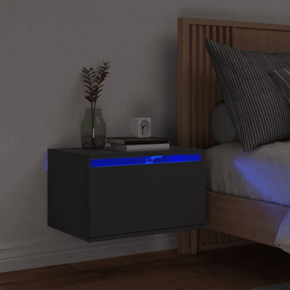 Comodino A Parete Con Luci Led