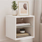 Mobile Tv A Parete Con Luci Led Bianco 30X28,5X30 Cm