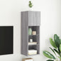Mobili Tv Con Luci Led 2 Pz 30,5X30X102 Cm