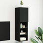 Mobili Tv Con Luci Led 2 Pz 30,5X30X102 Cm