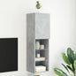 Mobili Tv Con Luci Led 2 Pz 30,5X30X102 Cm