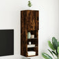 Mobili Tv Con Luci Led 2 Pz 30,5X30X102 Cm