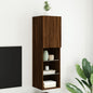Mobili Tv Con Luci Led 2 Pz 30,5X30X102 Cm