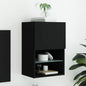 Mobili Tv Con Luci Led 2 Pz 30,5X30X102 Cm