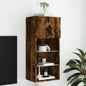 Mobili Tv Con Luci Led 2 Pz 30,5X30X102 Cm