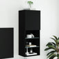 Mobili Tv Con Luci Led 2 Pz 30,5X30X102 Cm