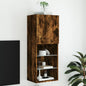 Mobili Tv Con Luci Led 2 Pz 30,5X30X102 Cm