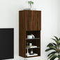 Mobili Tv Con Luci Led 2 Pz 30,5X30X102 Cm