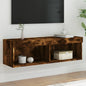 Mobili Porta Tv Con Luci Led 2 Pz Bianchi 80X30X30 Cm
