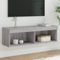 Mobili Porta Tv Con Luci Led 2 Pz Bianchi 80X30X30 Cm