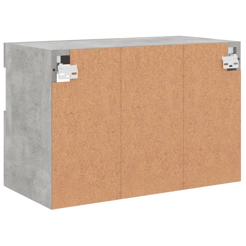 Mobile Tv A Parete Con Luci Led 60X30X40 Cm
