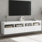 Mobile Tv A Parete Con Luci Led 60X30X40 Cm