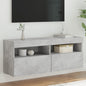 Mobile Tv A Parete Con Luci Led 60X30X40 Cm