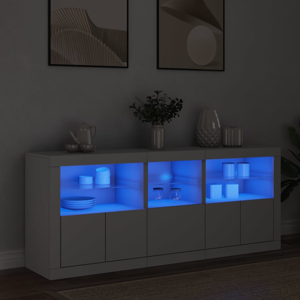 Credenza Con Luci Led 162X37X67 Cm