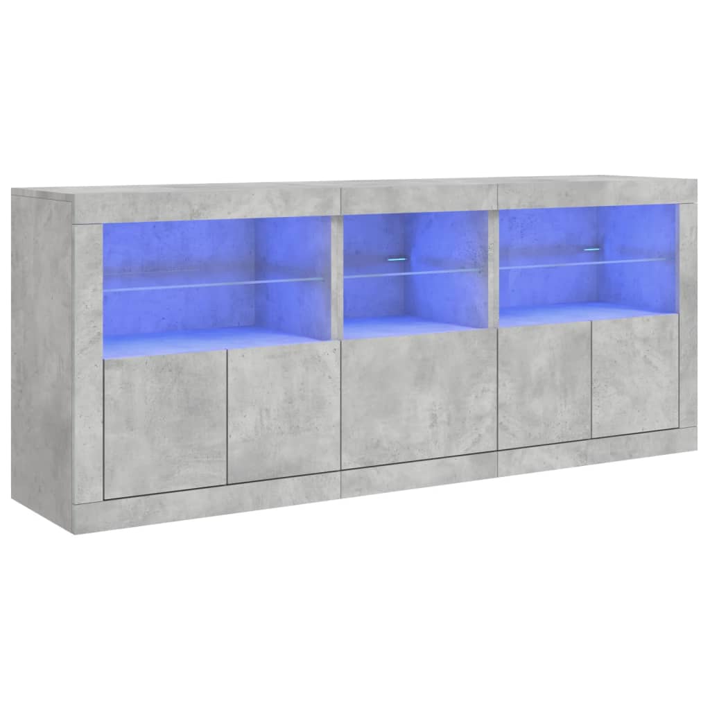 Credenza Con Luci Led 162X37X67 Cm