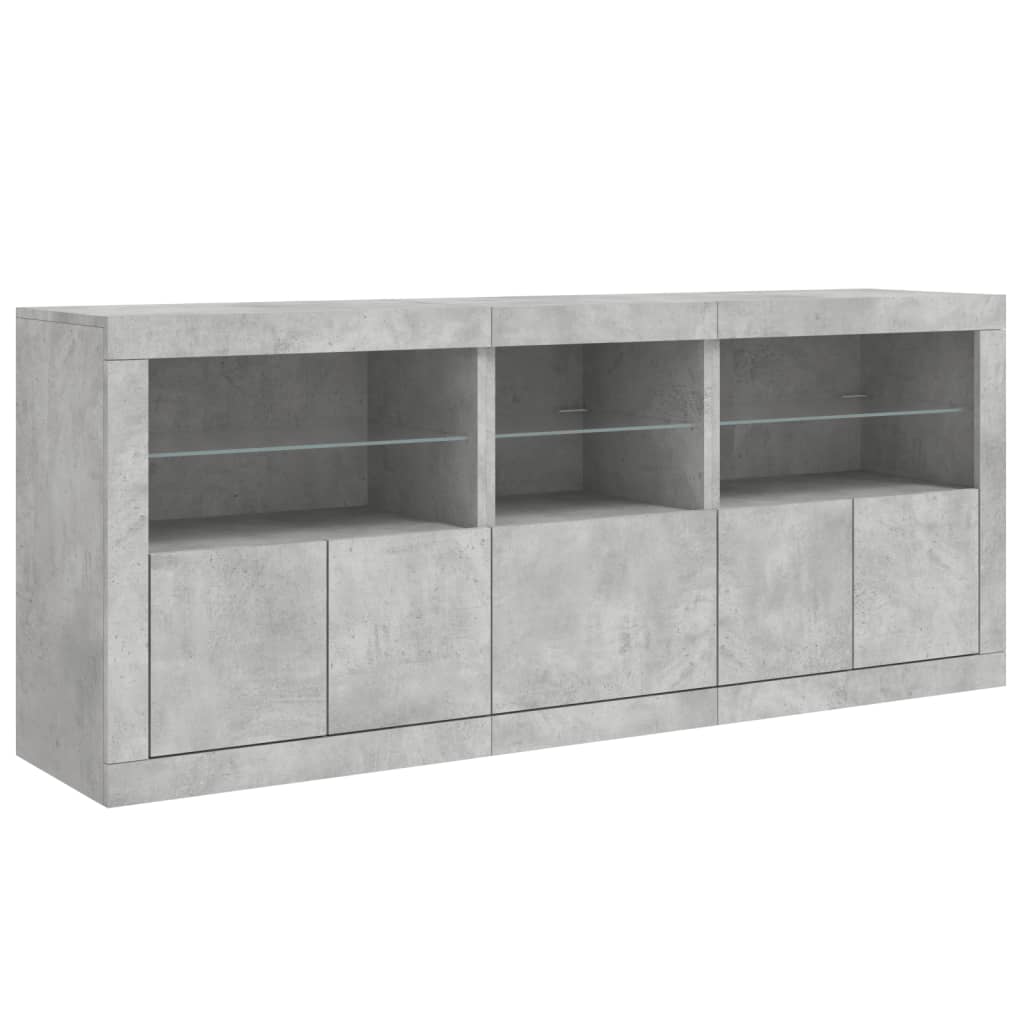 Credenza Con Luci Led 162X37X67 Cm