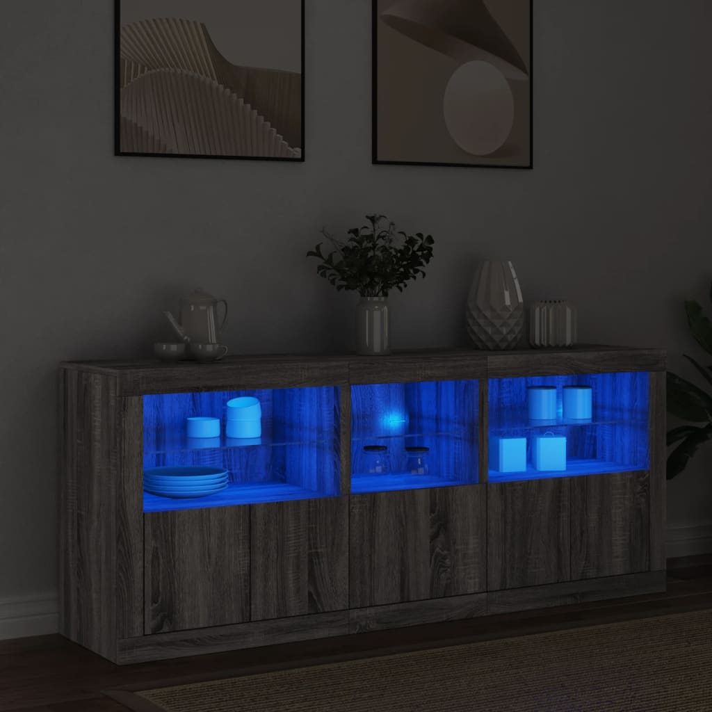 Credenza Con Luci Led 162X37X67 Cm