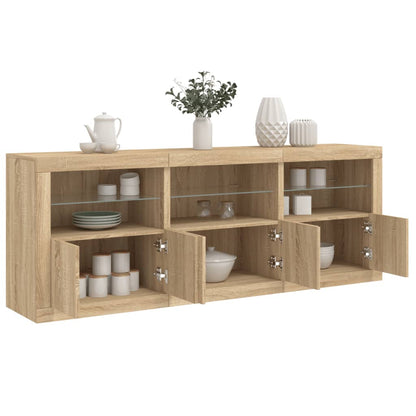 Madia Led 181 X 37 X 67 Cm Legno Multistrato