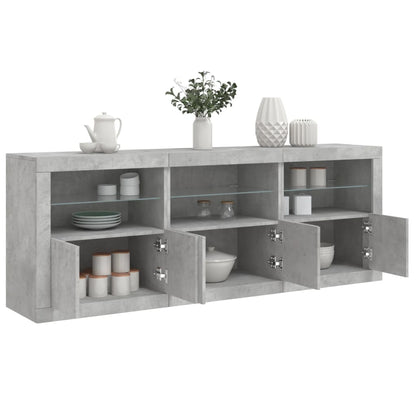 Madia Led 181 X 37 X 67 Cm Legno Multistrato
