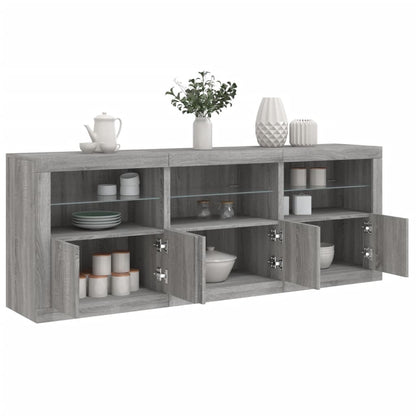 Madia Led 181 X 37 X 67 Cm Legno Multistrato