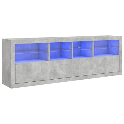 Credenza Con Luci Led 202X37X67 Cm