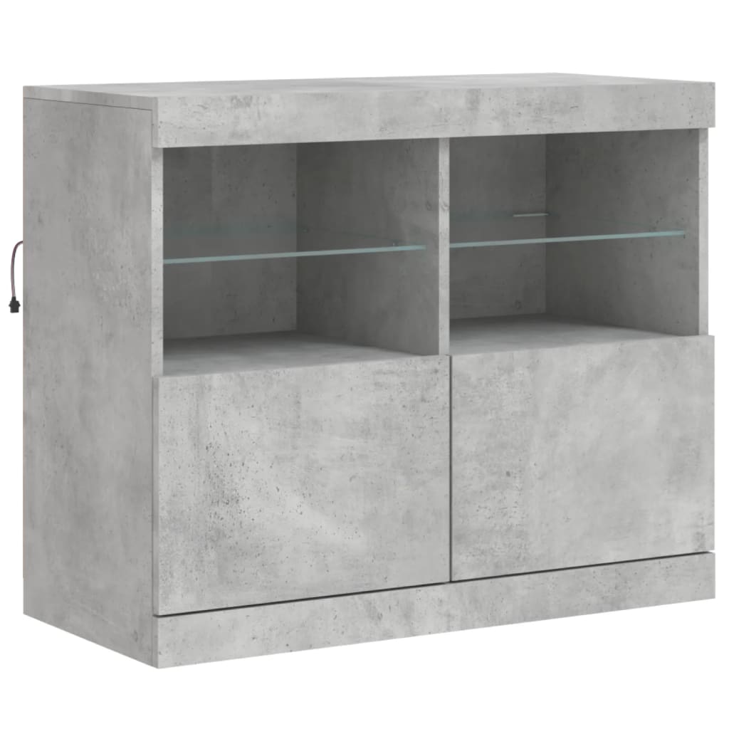 Credenza Con Luci Led 202X37X67 Cm